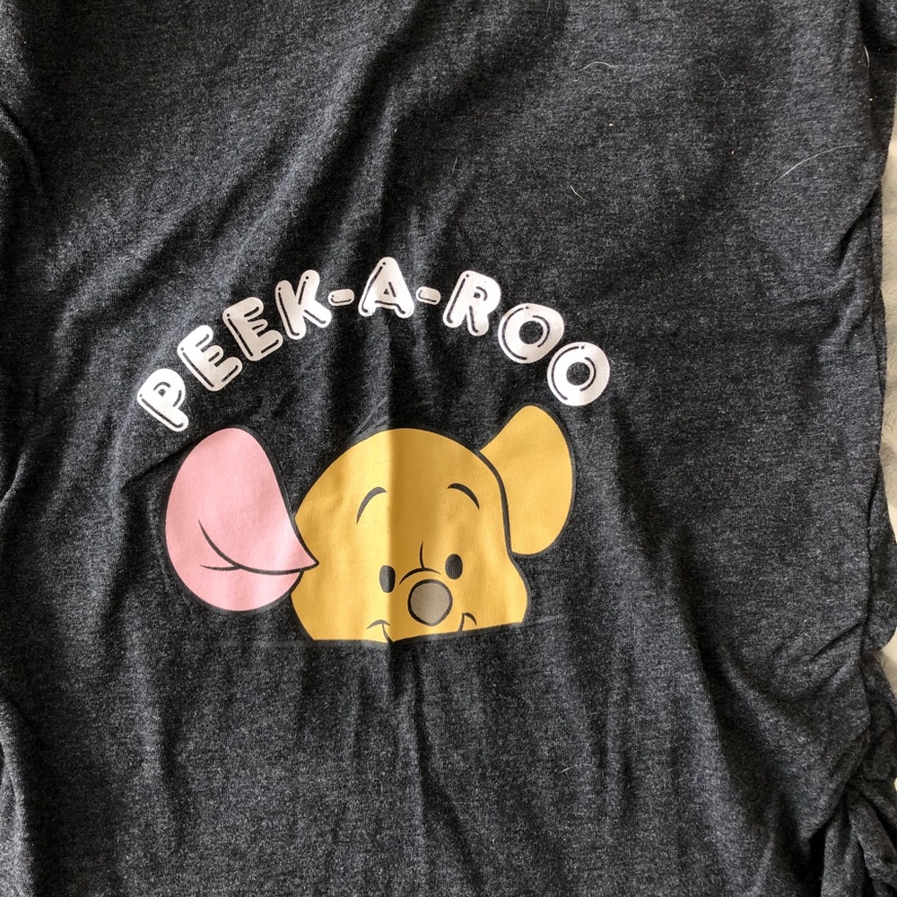Peek a roo maternity shirt